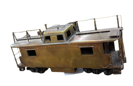 O Scale 2 Rail Brass Caboose