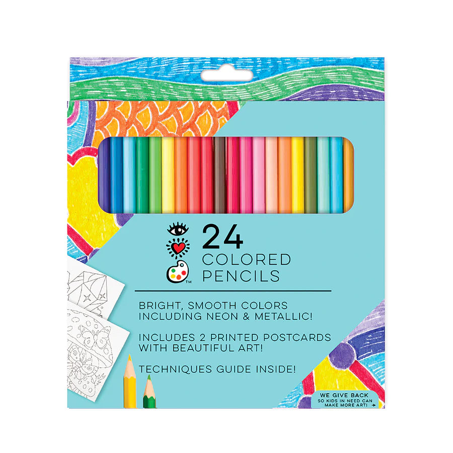 24 Colored Pencils | iHeartArt