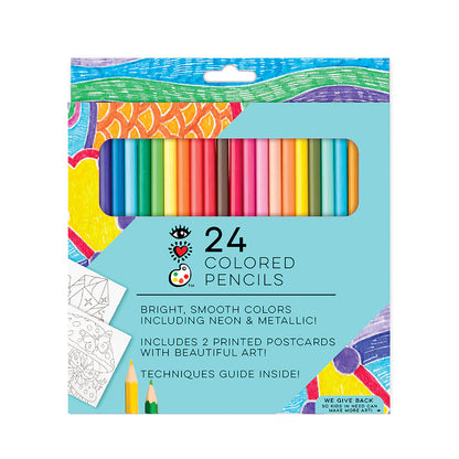 24 Colored Pencils | iHeartArt