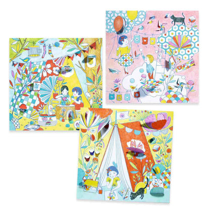 Nina's Play Tents and Little Doors Coloring Sheets