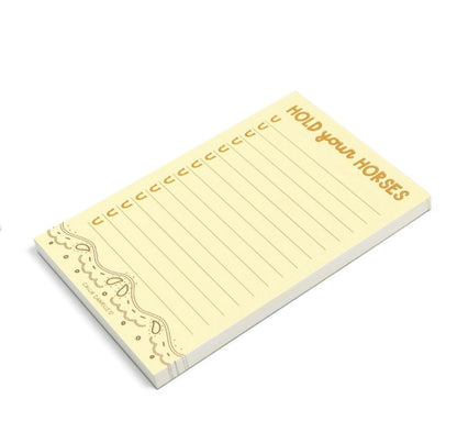 Hold Your Horses Notepad