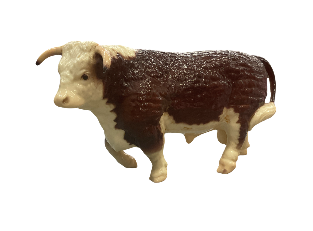 Pre-Owned Horned Hereford Bull | Breyer Model Horse Animals