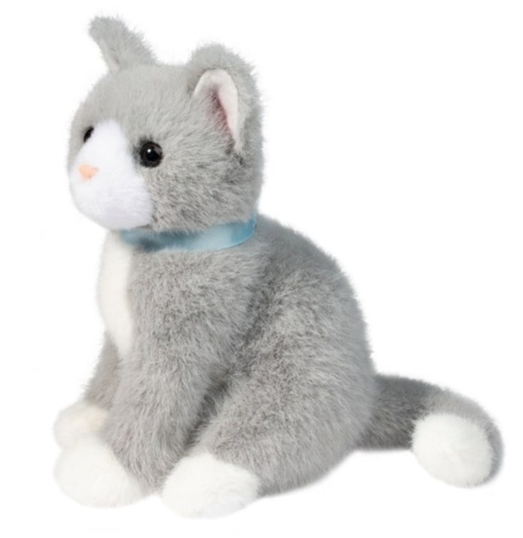 Mini 6” Grey Cat Plush