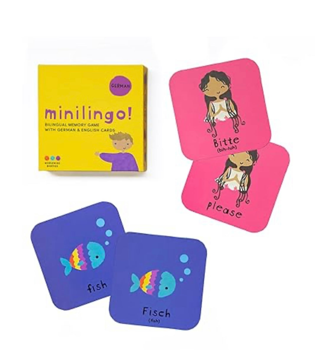 Minilingo Bilingual Flashcards | German