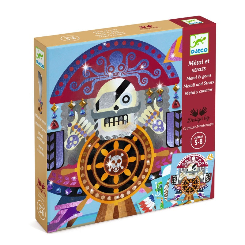 Foil Art - Metal & Gems & Pirates | Djeco