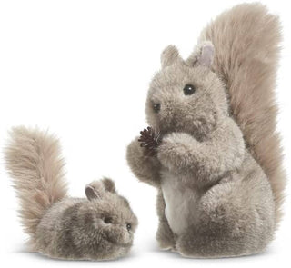 10" Grey Squirrel Set