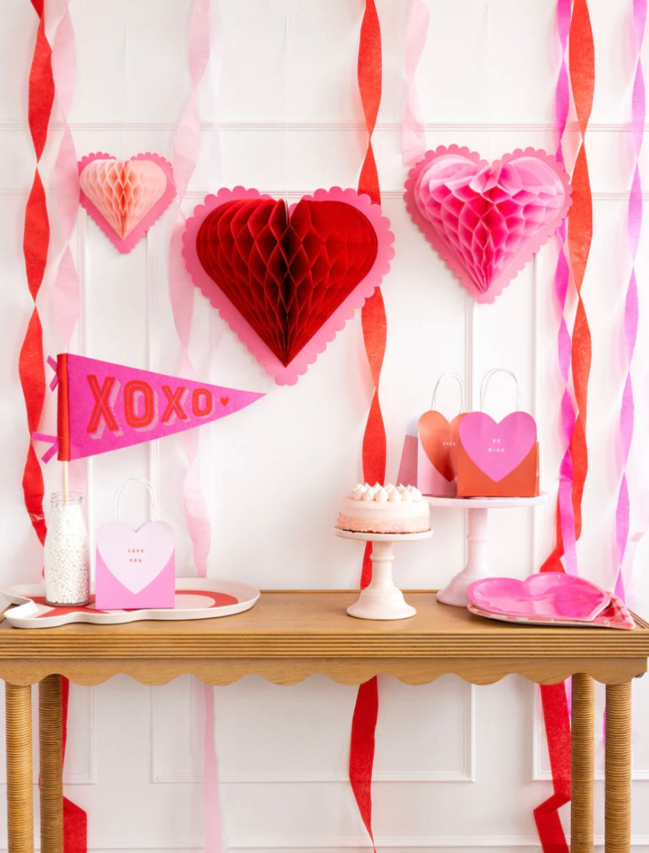 Hanging Honeycomb Hearts