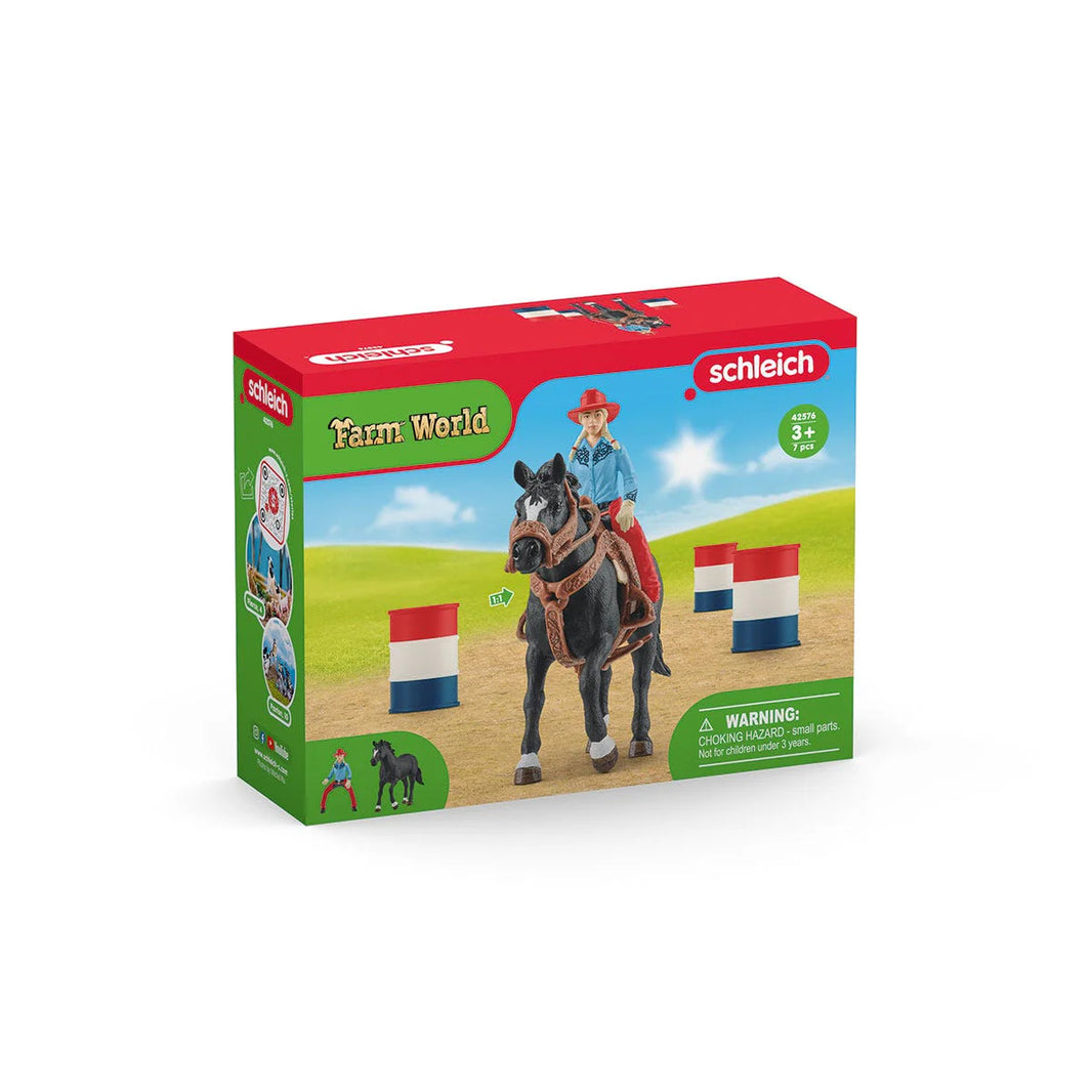 Cowgirl Barrel Racing Fun | Schleich