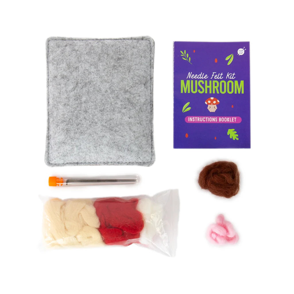 Needle Felt Mushroom Kit