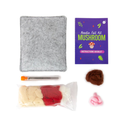 Needle Felt Mushroom Kit