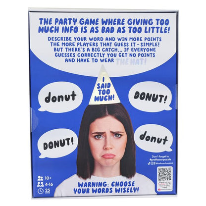 Too Much Info Game