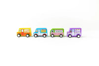 Wooden Food Truck | Pull Back Car