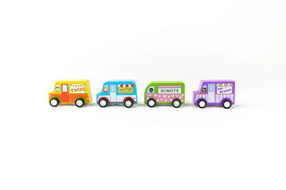 Wooden Food Truck | Pull Back Car