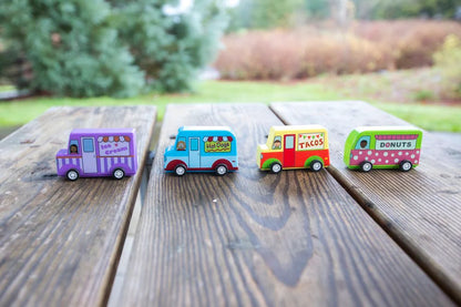 Wooden Food Truck | Pull Back Car