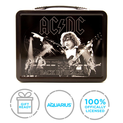 AC/DC Embossed Tin Fun Lunch Box