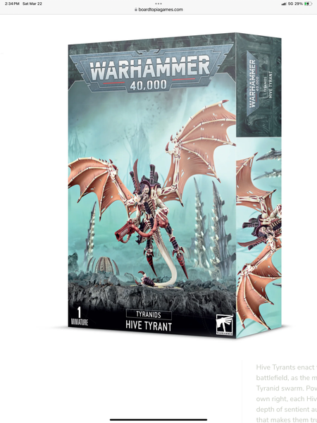 Warhammer 40K: Tyranids - Hive Tyrant