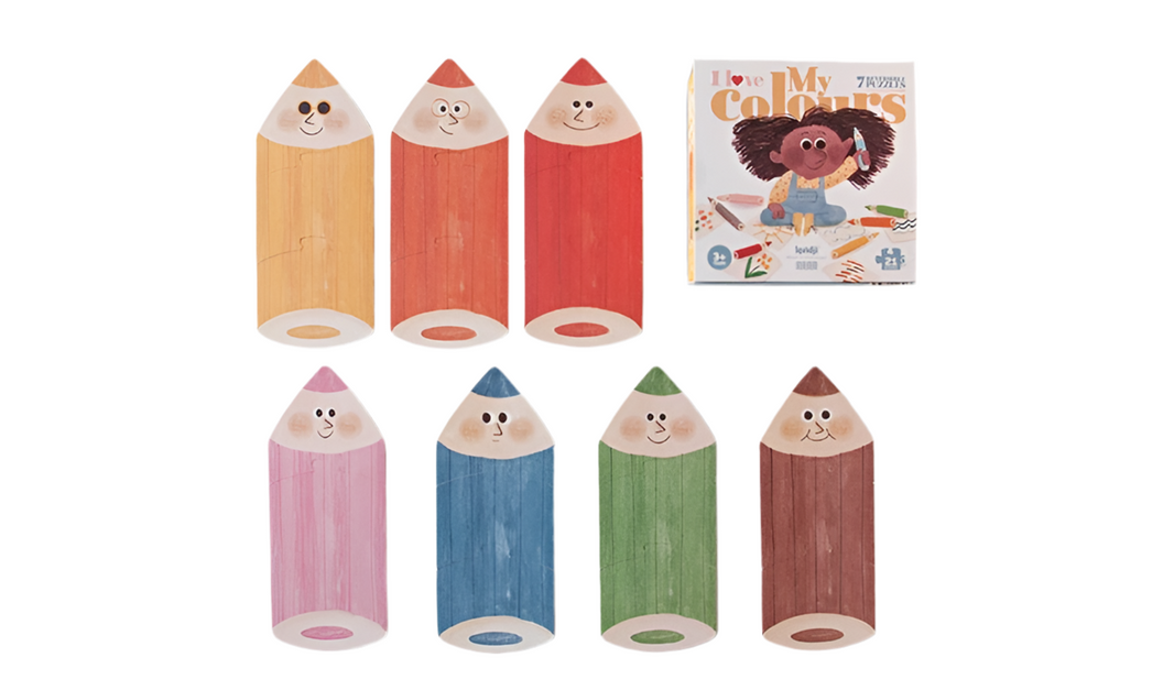 I Love my Colours 7 Reversible Puzzle Set