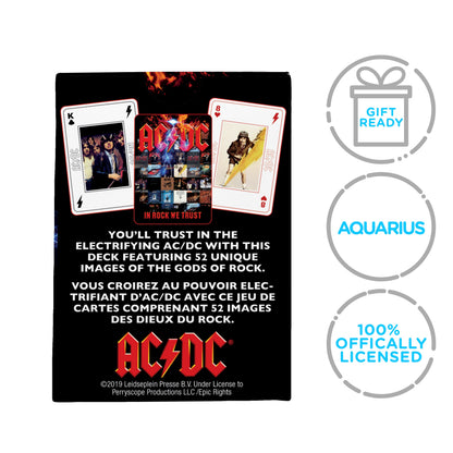 AC/DC - In Rock We Trust Playing Cards
