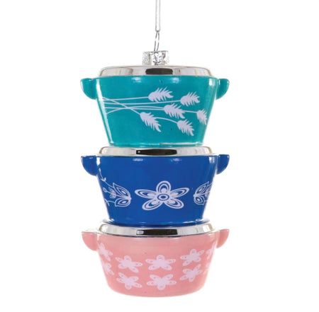 Vintage Inspired Casserole Dish Glass Ornament | Cody Foster
