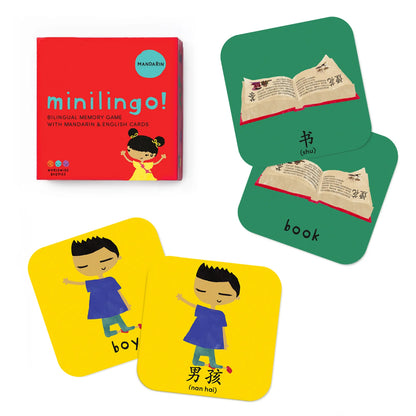Minilingo Bilingual Flashcards | Mandarin & English