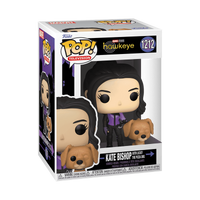 Funko POP! | Pre-Owned| Marvel: Hawkeye: Kate Bishop with Lucky the Pizza Dog