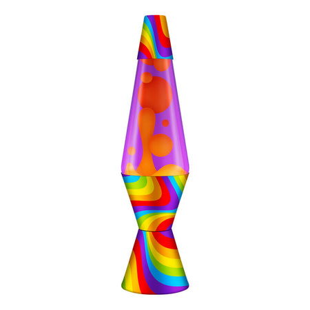 14.5” Wavy Rainbow Lava Lamp