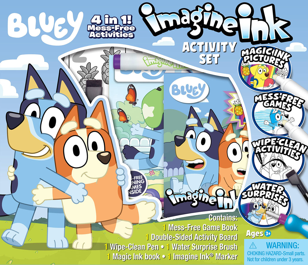 Bluey 4-in-1 Mess Free Activity Set