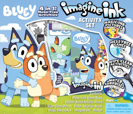 Bluey 4-in-1 Mess Free Activity Set
