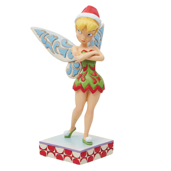 Jim Shore Disney Traditions Cheeky Christmas Pixie