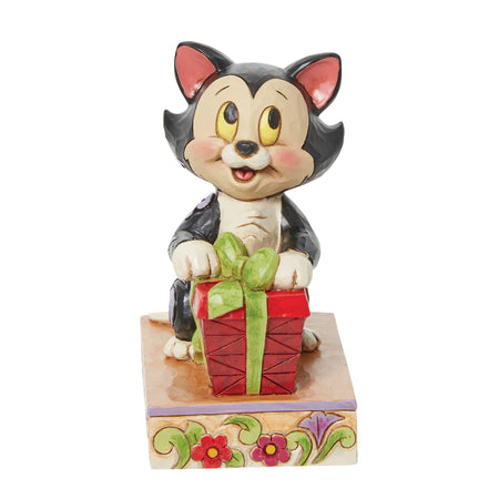 Jim Shore Festive Figaro Christmas Figurine