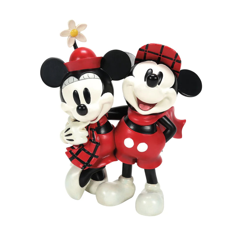 Disney Showcase Holiday Mickey and Minnie Figurine
