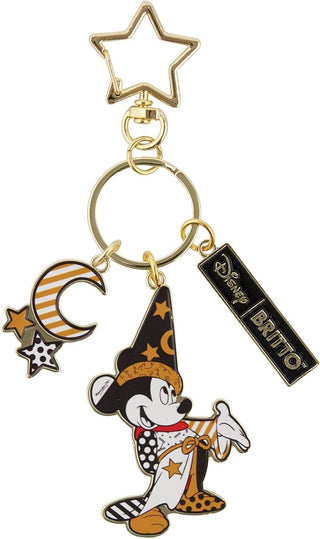 Disney Britto Midas Fantasia Sorcerer Mickey Mouse Keychain