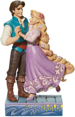 Jim Shore Disney Traditions My New Dream - Flynn and Rapunzel Figurine