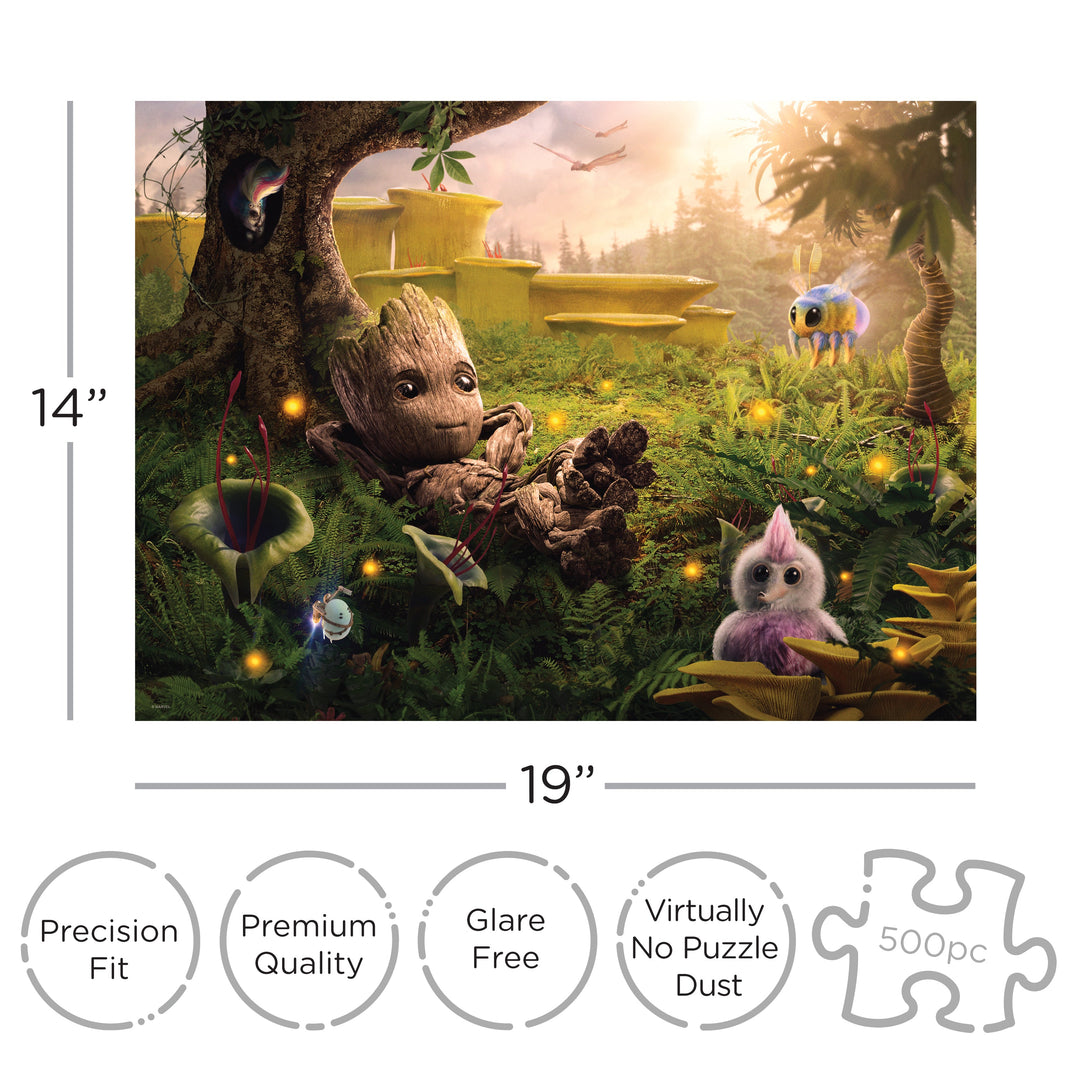 Marvel Guardians of the Galaxy Baby Groot Puzzle | 500 Piece