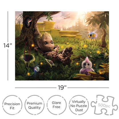 Marvel Guardians of the Galaxy Baby Groot Puzzle | 500 Piece