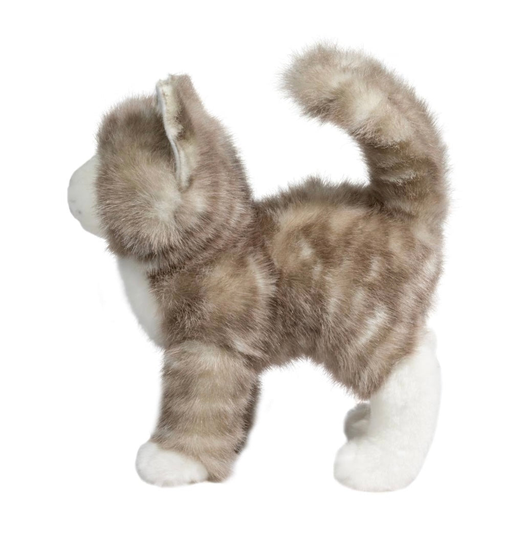 Zipper Gray Tabby Cat Plush