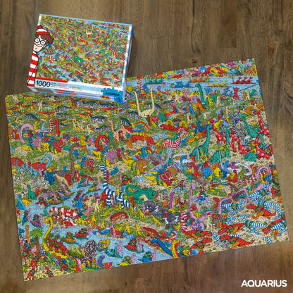 Where's Waldo Dinosaurs 1000 Piece Jigsaw Puzzle