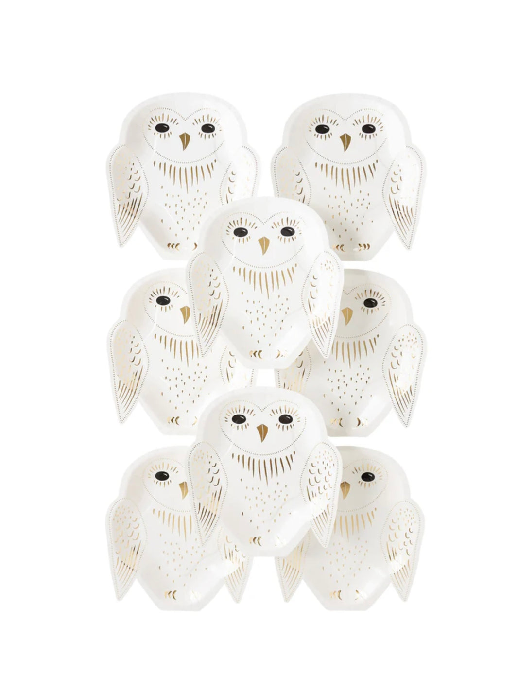 Spellbound Owl Shaped Paper Plate