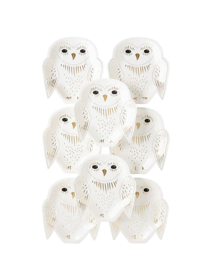 Spellbound Owl Shaped Paper Plate