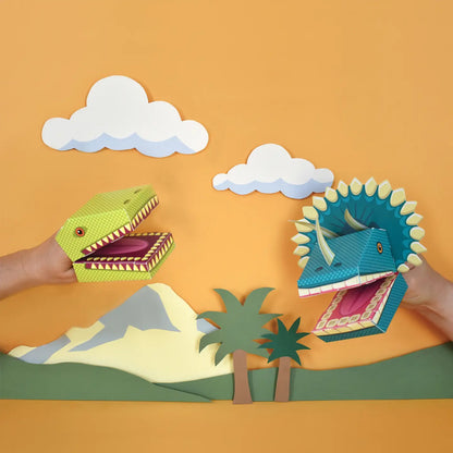 Create-Your-Own Dinosaur Puppets