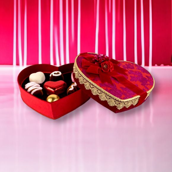 14" Red Valentine Heart with Decorative Candy