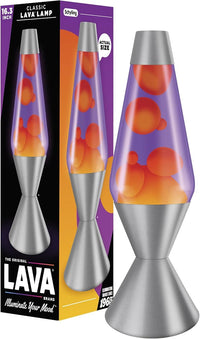 16.3” Orange & Purple Lava Lamp
