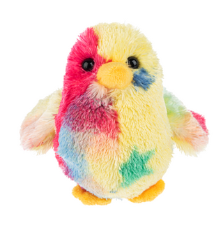4" Rainbow "Cooper" Plush Chick