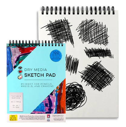 Dry Media Sketch Pad | 100 Sheets