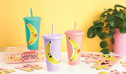 Hello! Lucky | Banana Diecut Vinyl Decals