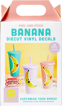 Hello! Lucky | Banana Diecut Vinyl Decals