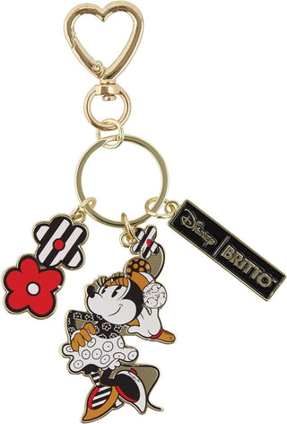 Disney Britto Midas Minnie Mouse Posing Keychain