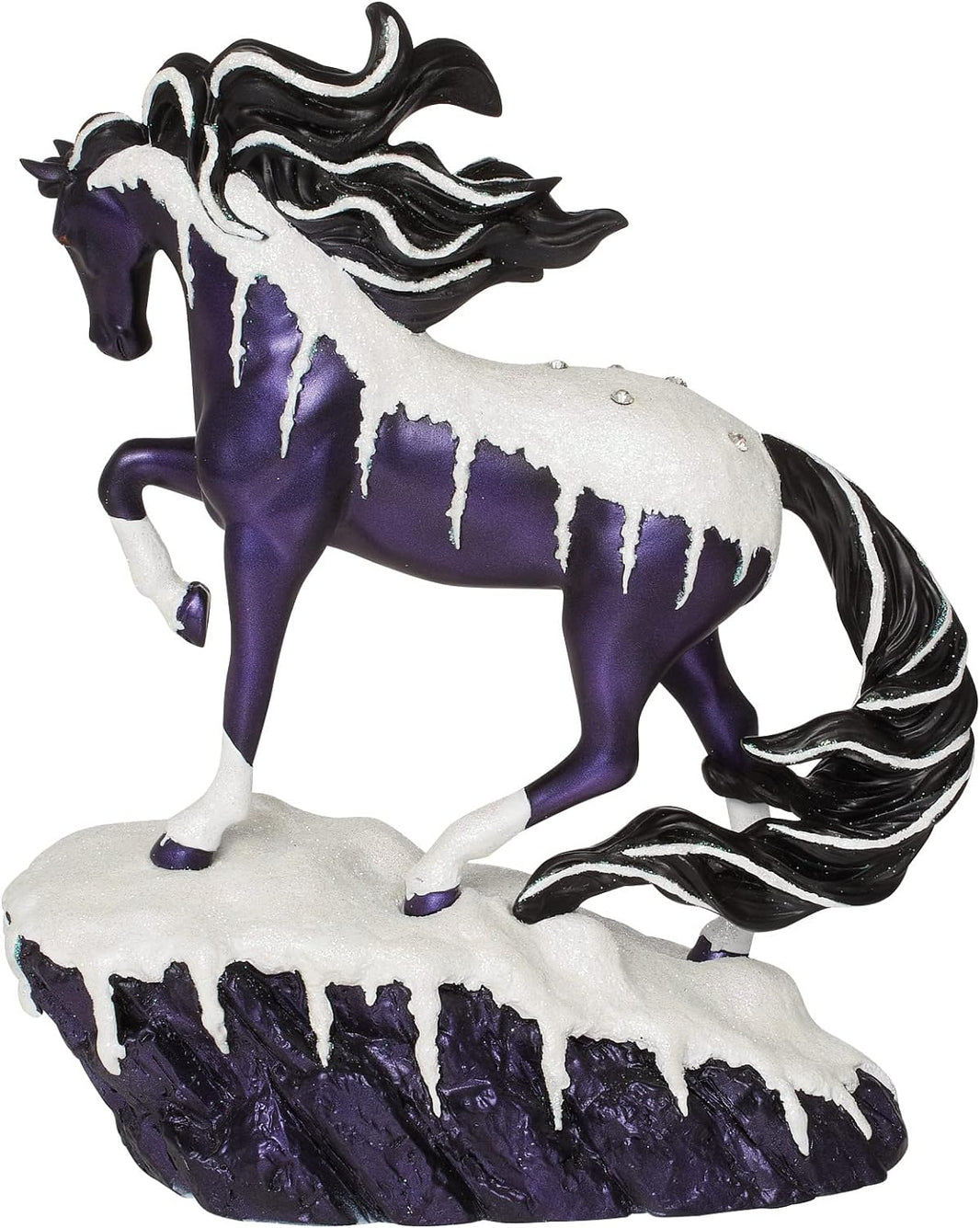The Trail of Painted Ponies Frosted Black Magic Figurine