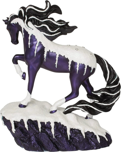 The Trail of Painted Ponies Frosted Black Magic Figurine