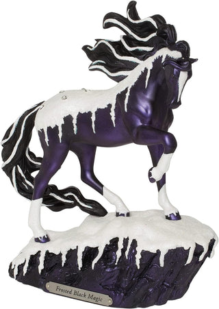 The Trail of Painted Ponies Frosted Black Magic Figurine